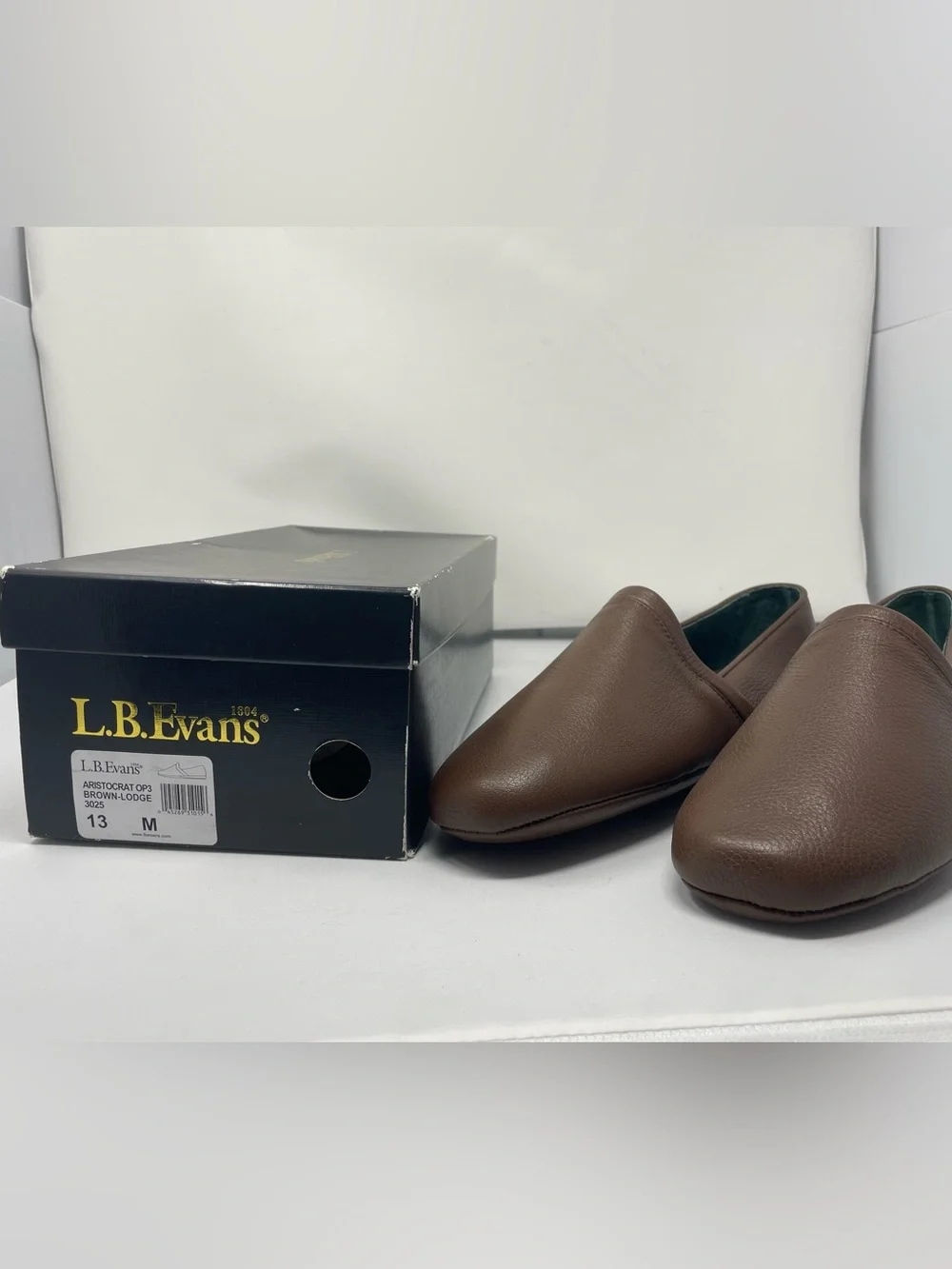 L.B.Evans brown slip